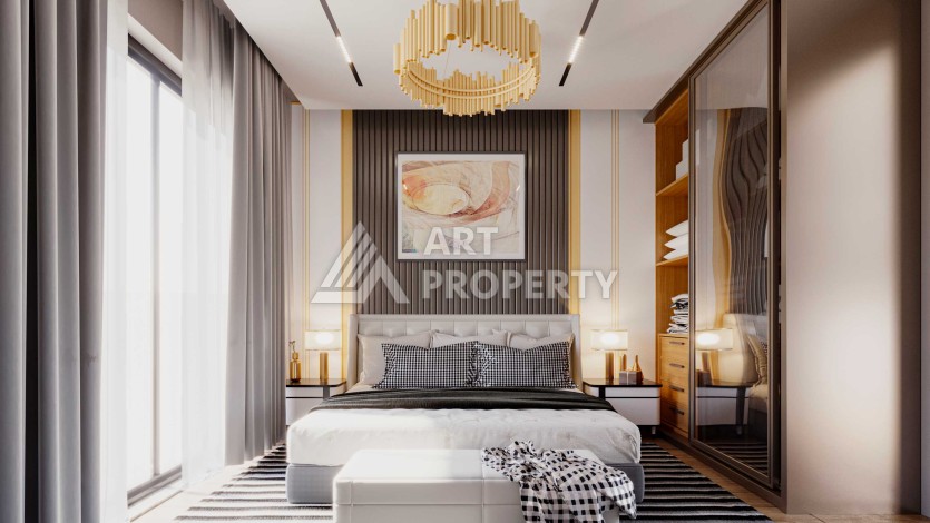 Квартира 1+1 по цене ниже прайса в Газипаша, 60 кв.м. - Ракурс 52