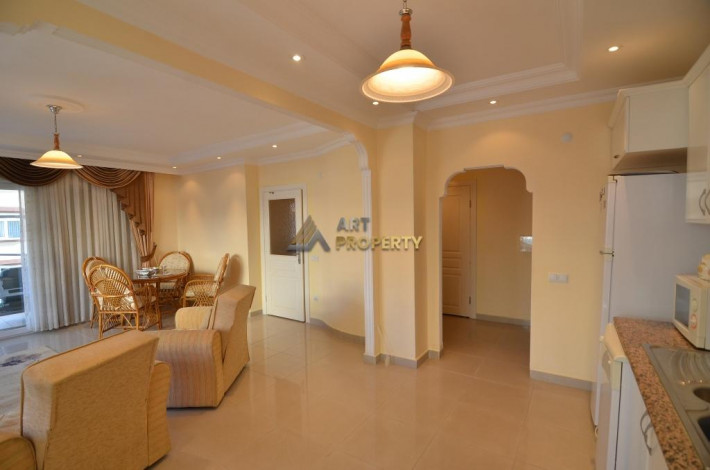 Трехкомнатные меблированные апартаменты рядом с морем в районе Оба, 115 м2 - Ракурс 3