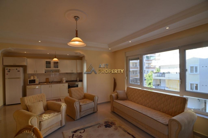 Трехкомнатные меблированные апартаменты рядом с морем в районе Оба, 115 м2 - Ракурс 4