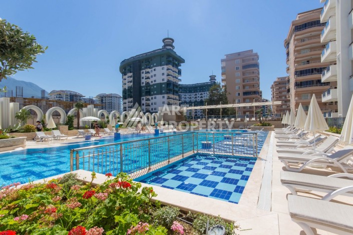 Квартира 1+1 в премиум комплексе в Махмутларе, 70 кв.м. - Ракурс 21