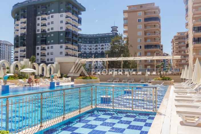 Квартира 1+1 в премиум комплексе в Махмутларе, 70 кв.м. - Ракурс 22