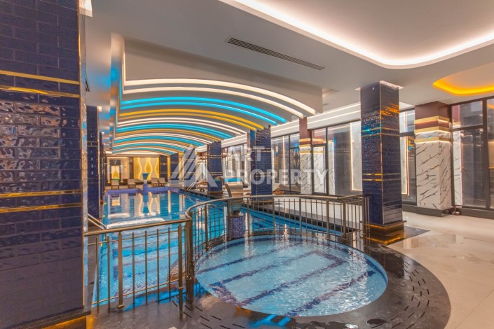 Квартира 1+1 в премиум комплексе в Махмутларе, 70 кв.м. - Ракурс 45