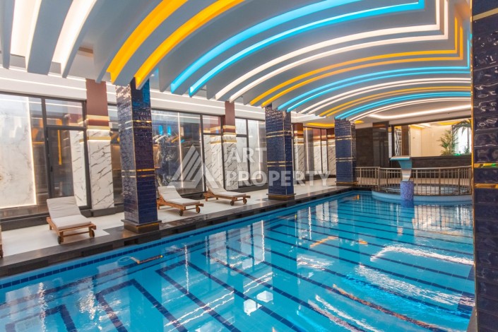 Квартира 1+1 в премиум комплексе в Махмутларе, 70 кв.м. - Ракурс 46