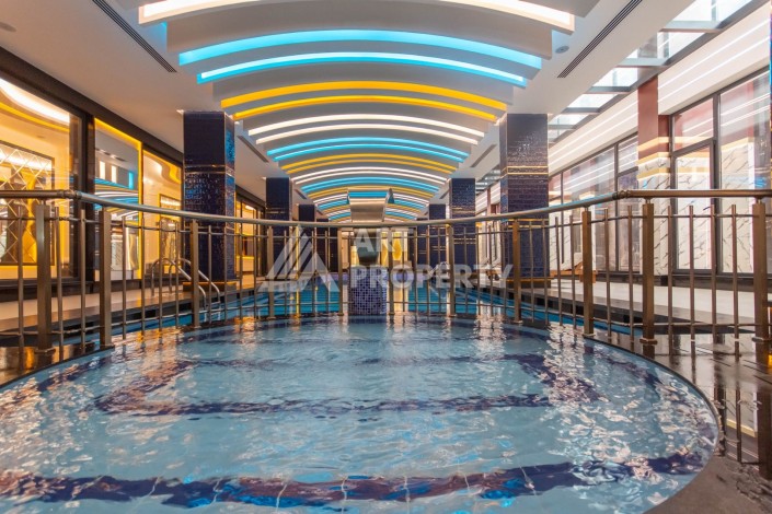 Квартира 1+1 в премиум комплексе в Махмутларе, 70 кв.м. - Ракурс 52