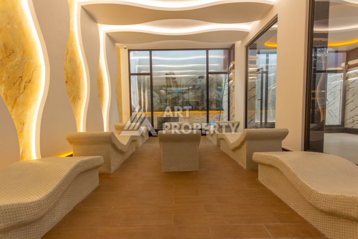 Квартира 1+1 в премиум комплексе в Махмутларе, 70 кв.м. - Ракурс 57