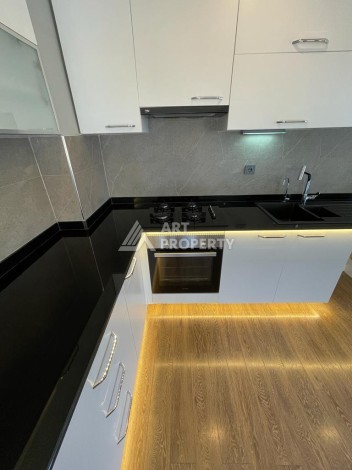 Видовая квартира 2+1 с современным дизайном, 120 кв.м. Джикджилли, Алания. - Ракурс 2