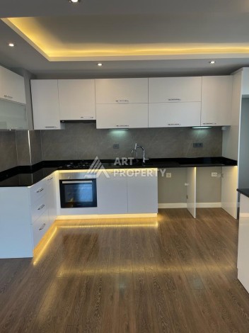 Видовая квартира 2+1 с современным дизайном, 120 кв.м. Джикджилли, Алания. - Ракурс 3