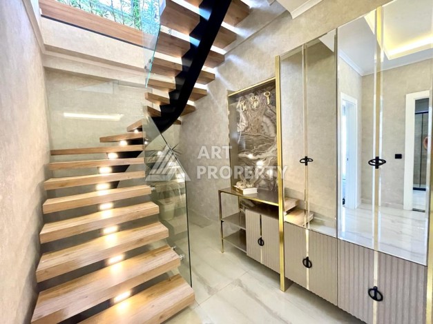 Светлый дуплекс 2+1 с садом, 140 кв.м. Оба, Алания. Подходит под ВНЖ - Ракурс 16