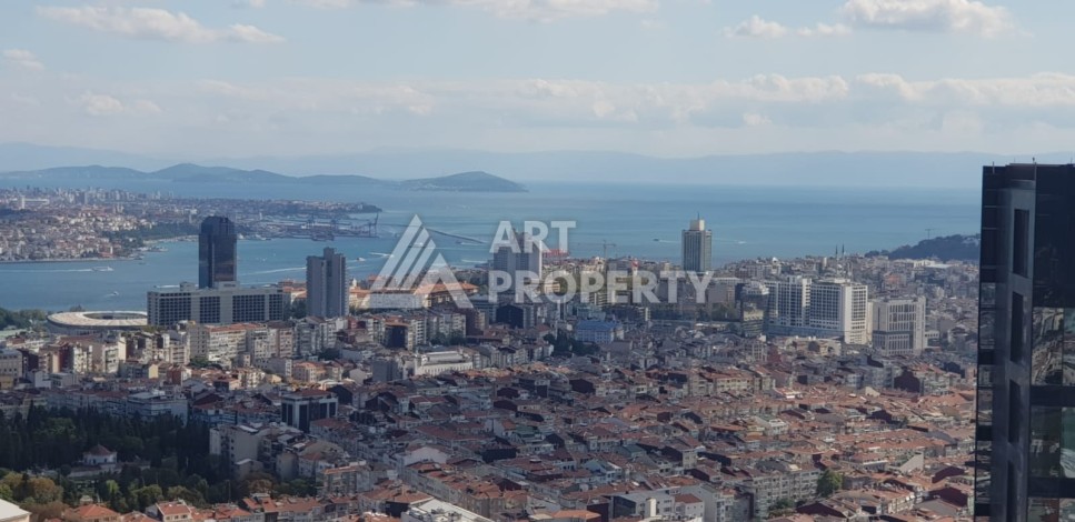 Квартиры с видом на Босфор от 68 до 242 кв.м. Бомонти, Стамбул. - Ракурс 3