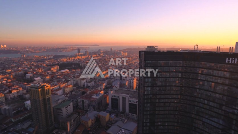 Квартиры с видом на Босфор от 68 до 242 кв.м. Бомонти, Стамбул. - Ракурс 5