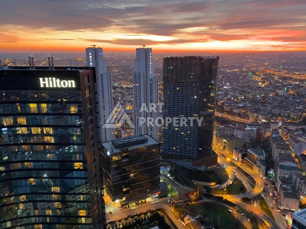 Квартиры с видом на Босфор от 68 до 242 кв.м. Бомонти, Стамбул. - Ракурс 13