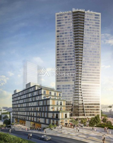 Квартиры с видом на Босфор от 68 до 242 кв.м. Бомонти, Стамбул. - Ракурс 23