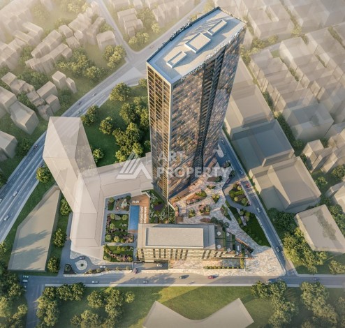 Квартиры с видом на Босфор от 68 до 242 кв.м. Бомонти, Стамбул. - Ракурс 26