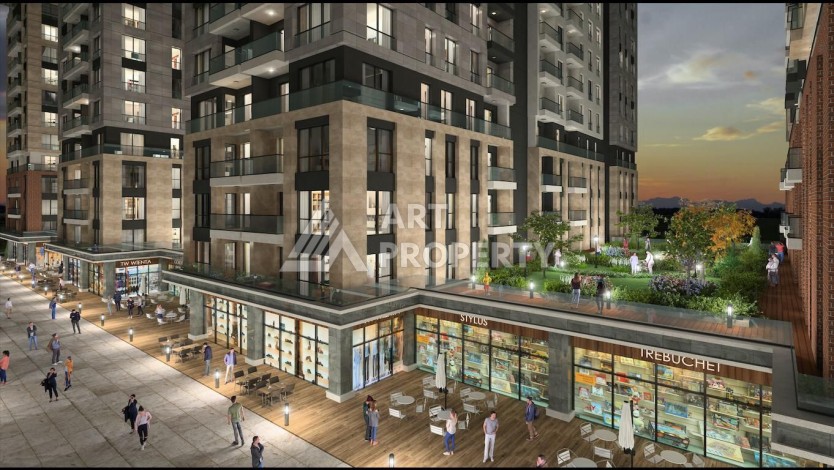 Проект для инвестиций в Зейтинбурну. Квартиры 1+1, 2+1 и 3+1 от 73 кв.м. - Ракурс 3