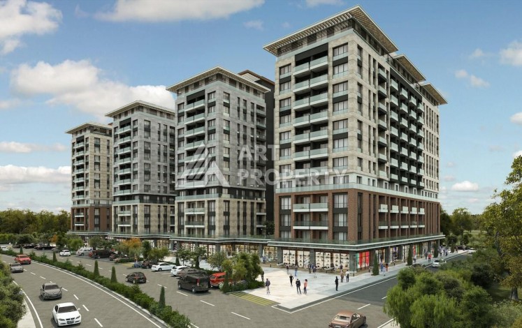 Проект для инвестиций в Зейтинбурну. Квартиры 1+1, 2+1 и 3+1 от 73 кв.м. - Ракурс 4