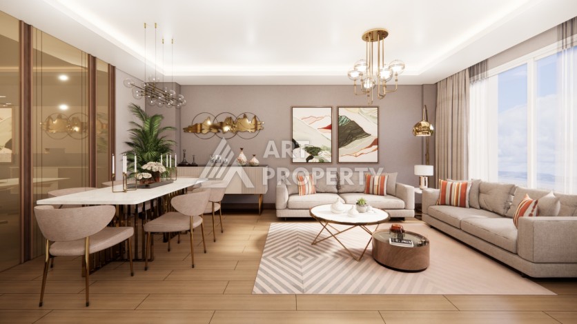 Проект для инвестиций в Зейтинбурну. Квартиры 1+1, 2+1 и 3+1 от 73 кв.м. - Ракурс 5