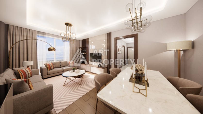 Проект для инвестиций в Зейтинбурну. Квартиры 1+1, 2+1 и 3+1 от 73 кв.м. - Ракурс 8