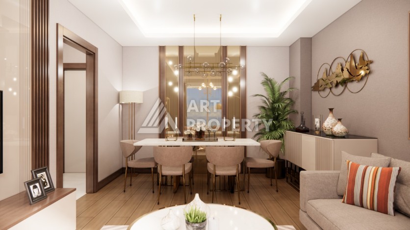 Проект для инвестиций в Зейтинбурну. Квартиры 1+1, 2+1 и 3+1 от 73 кв.м. - Ракурс 9