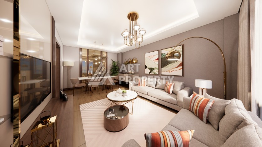 Проект для инвестиций в Зейтинбурну. Квартиры 1+1, 2+1 и 3+1 от 73 кв.м. - Ракурс 10