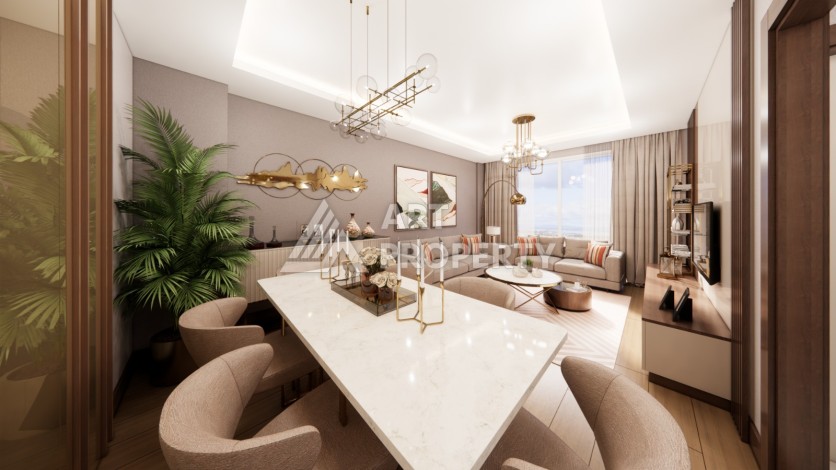 Проект для инвестиций в Зейтинбурну. Квартиры 1+1, 2+1 и 3+1 от 73 кв.м. - Ракурс 11