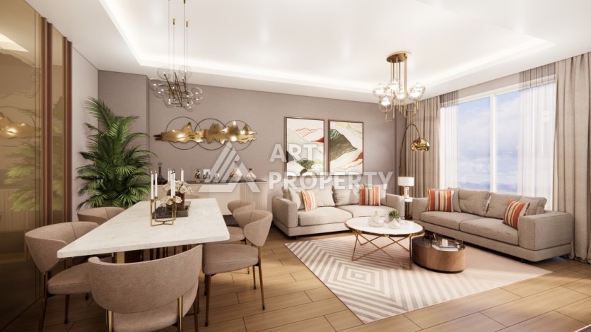 Проект для инвестиций в Зейтинбурну. Квартиры 1+1, 2+1 и 3+1 от 73 кв.м. - Ракурс 12