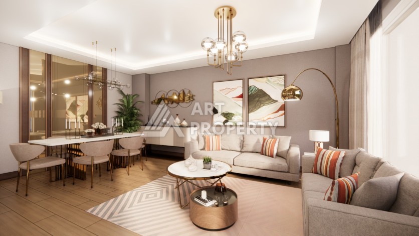 Проект для инвестиций в Зейтинбурну. Квартиры 1+1, 2+1 и 3+1 от 73 кв.м. - Ракурс 13