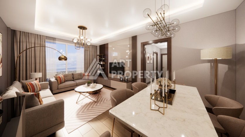 Проект для инвестиций в Зейтинбурну. Квартиры 1+1, 2+1 и 3+1 от 73 кв.м. - Ракурс 14