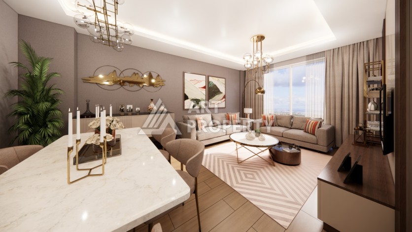 Проект для инвестиций в Зейтинбурну. Квартиры 1+1, 2+1 и 3+1 от 73 кв.м. - Ракурс 15