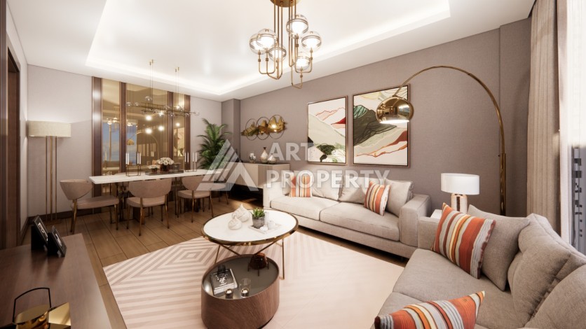 Проект для инвестиций в Зейтинбурну. Квартиры 1+1, 2+1 и 3+1 от 73 кв.м. - Ракурс 20