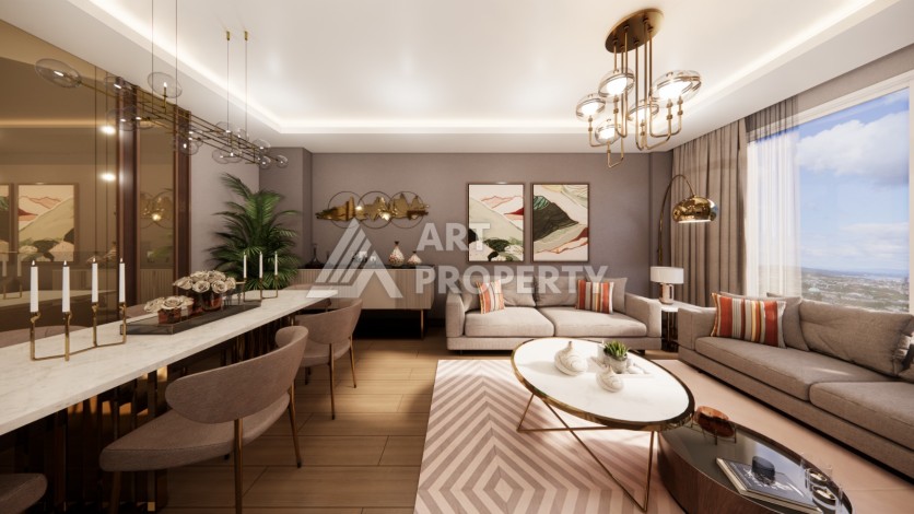 Проект для инвестиций в Зейтинбурну. Квартиры 1+1, 2+1 и 3+1 от 73 кв.м. - Ракурс 21