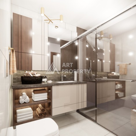 Проект для инвестиций в Зейтинбурну. Квартиры 1+1, 2+1 и 3+1 от 73 кв.м. - Ракурс 25