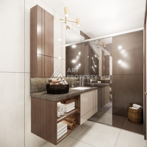 Проект для инвестиций в Зейтинбурну. Квартиры 1+1, 2+1 и 3+1 от 73 кв.м. - Ракурс 28