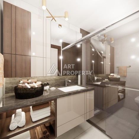 Проект для инвестиций в Зейтинбурну. Квартиры 1+1, 2+1 и 3+1 от 73 кв.м. - Ракурс 30