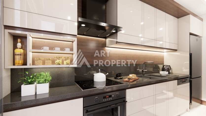 Проект для инвестиций в Зейтинбурну. Квартиры 1+1, 2+1 и 3+1 от 73 кв.м. - Ракурс 33