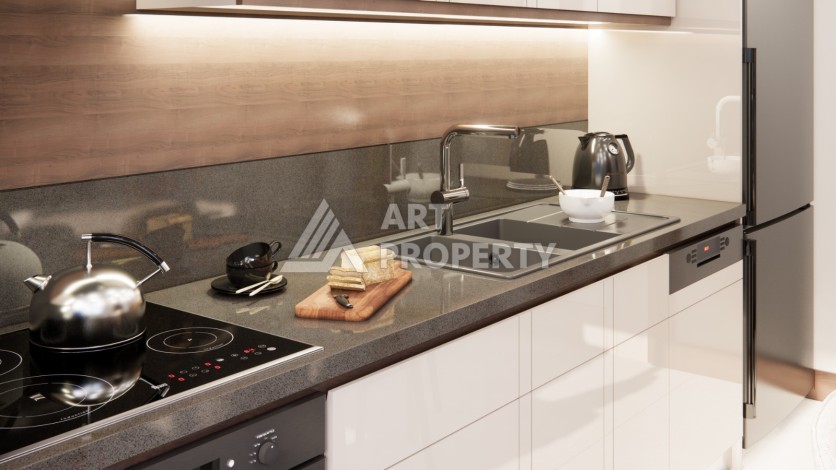 Проект для инвестиций в Зейтинбурну. Квартиры 1+1, 2+1 и 3+1 от 73 кв.м. - Ракурс 34