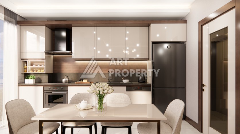 Проект для инвестиций в Зейтинбурну. Квартиры 1+1, 2+1 и 3+1 от 73 кв.м. - Ракурс 37