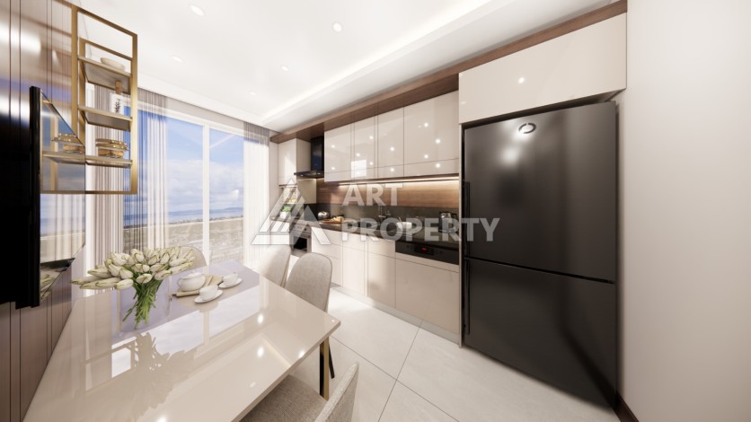 Проект для инвестиций в Зейтинбурну. Квартиры 1+1, 2+1 и 3+1 от 73 кв.м. - Ракурс 38