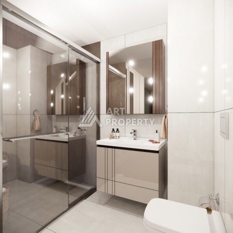 Проект для инвестиций в Зейтинбурну. Квартиры 1+1, 2+1 и 3+1 от 73 кв.м. - Ракурс 41