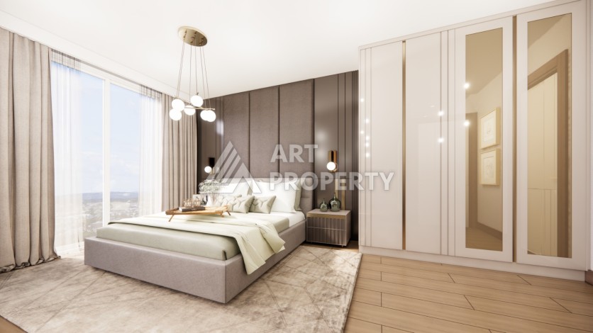 Проект для инвестиций в Зейтинбурну. Квартиры 1+1, 2+1 и 3+1 от 73 кв.м. - Ракурс 42