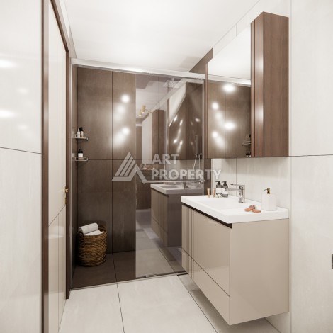 Проект для инвестиций в Зейтинбурну. Квартиры 1+1, 2+1 и 3+1 от 73 кв.м. - Ракурс 43