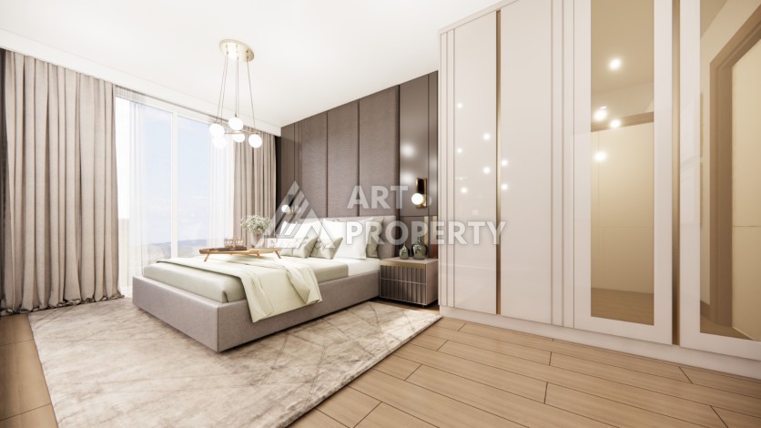 Проект для инвестиций в Зейтинбурну. Квартиры 1+1, 2+1 и 3+1 от 73 кв.м. - Ракурс 44