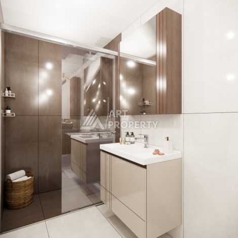 Проект для инвестиций в Зейтинбурну. Квартиры 1+1, 2+1 и 3+1 от 73 кв.м. - Ракурс 45