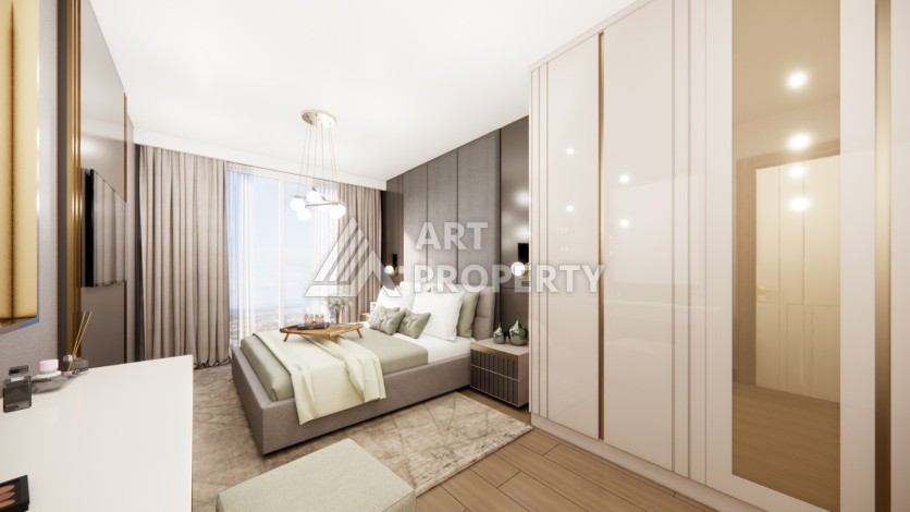 Проект для инвестиций в Зейтинбурну. Квартиры 1+1, 2+1 и 3+1 от 73 кв.м. - Ракурс 46