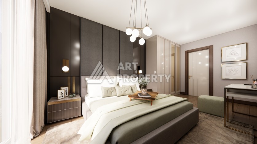 Проект для инвестиций в Зейтинбурну. Квартиры 1+1, 2+1 и 3+1 от 73 кв.м. - Ракурс 48