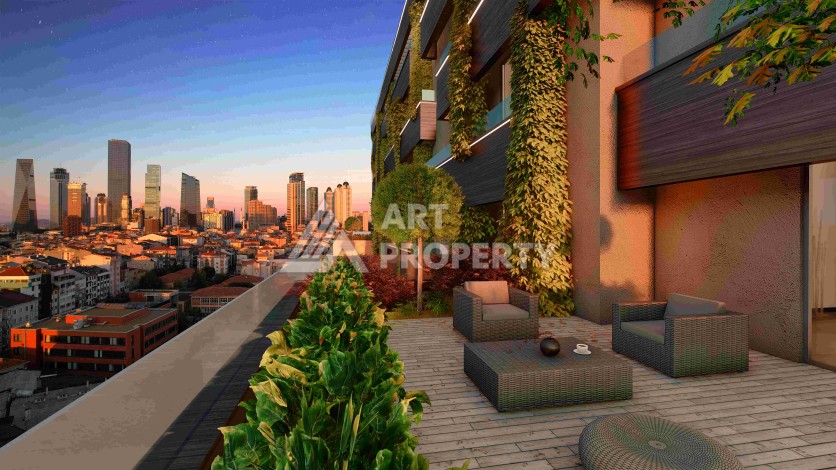 Инвестиционный проект с квартирами 1+1 и 2+1 в сердце Европейской части Стамбула - Ракурс 8