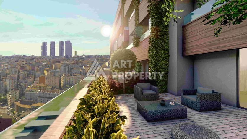 Инвестиционный проект с квартирами 1+1 и 2+1 в сердце Европейской части Стамбула - Ракурс 9