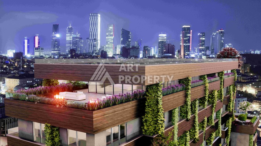 Инвестиционный проект с квартирами 1+1 и 2+1 в сердце Европейской части Стамбула - Ракурс 10