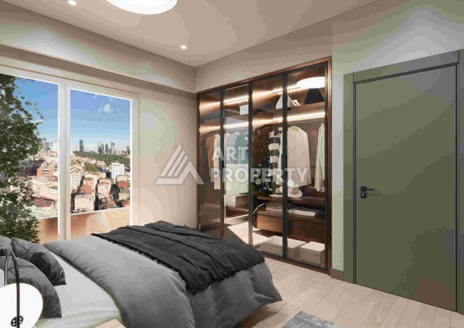 Инвестиционный проект с квартирами 1+1 и 2+1 в сердце Европейской части Стамбула - Ракурс 21