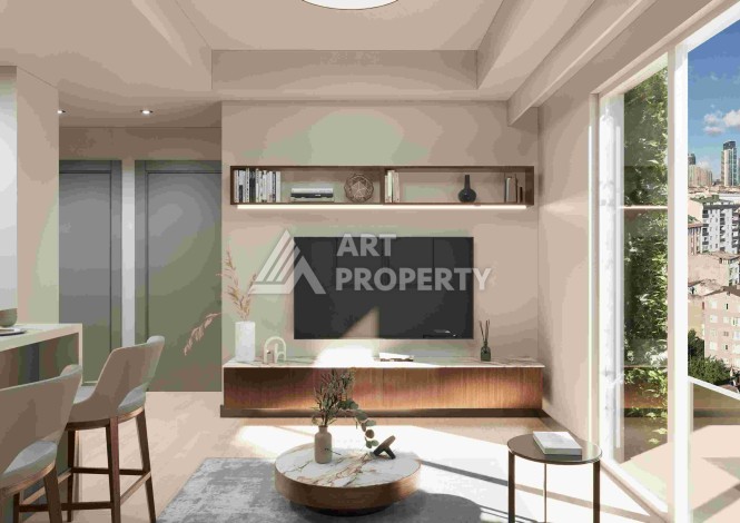 Инвестиционный проект с квартирами 1+1 и 2+1 в сердце Европейской части Стамбула - Ракурс 22