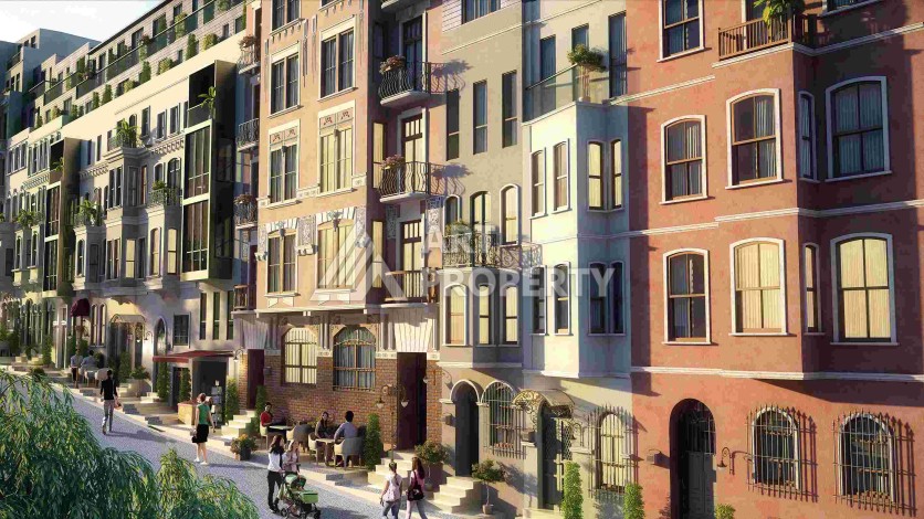 Масштабный проект в центре Стамбула в окружении вековой истории, квартиры 60-240 кв.м. - Ракурс 7